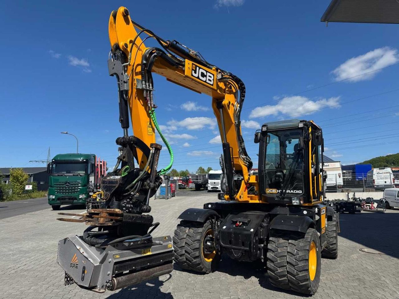 JCB Hydradig HD 110WT / 2021 / 516h! / Tiltrotator - Ratinis ekskavatorius: foto 5 JCB Hydradig HD 110WT / 2021 / 516h! / Tiltrotator - Ratinis ekskavatorius: foto 5