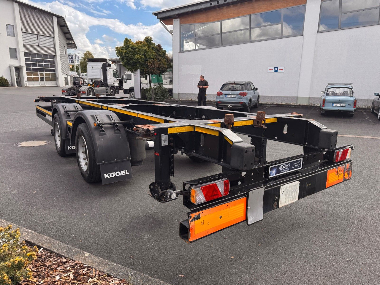 Kögel ZW 18 Lafette SAF Achsen 15.910kg Nutzlast - Konteineris-vežimus/ Sukeisti kūną priekaba: foto 3 Kögel ZW 18 Lafette SAF Achsen 15.910kg Nutzlast - Konteineris-vežimus/ Sukeisti kūną priekaba: foto 3