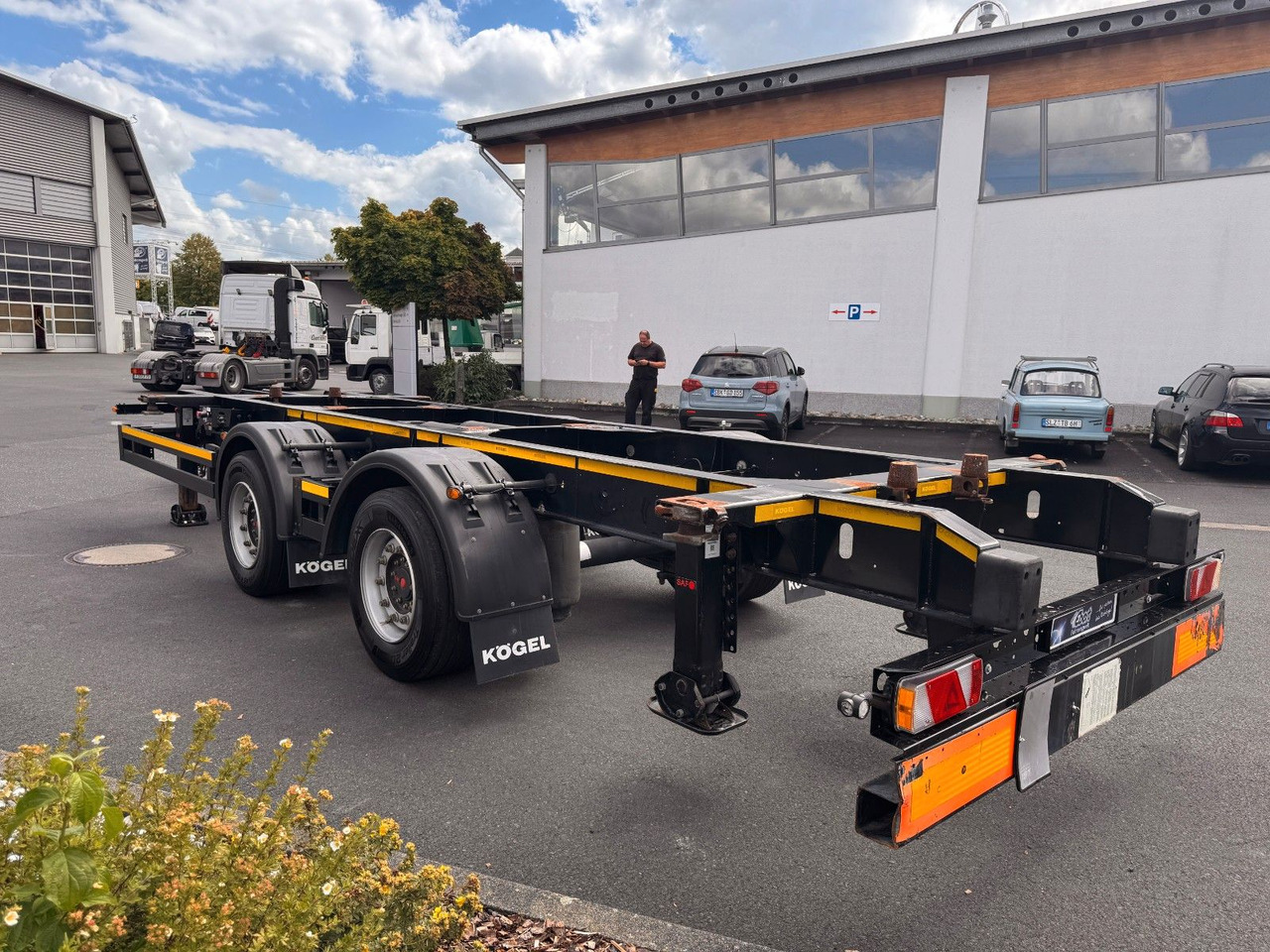 Kögel ZW 18 Lafette SAF Achsen 15.910kg Nutzlast - Konteineris-vežimus/ Sukeisti kūną priekaba: foto 5 Kögel ZW 18 Lafette SAF Achsen 15.910kg Nutzlast - Konteineris-vežimus/ Sukeisti kūną priekaba: foto 5