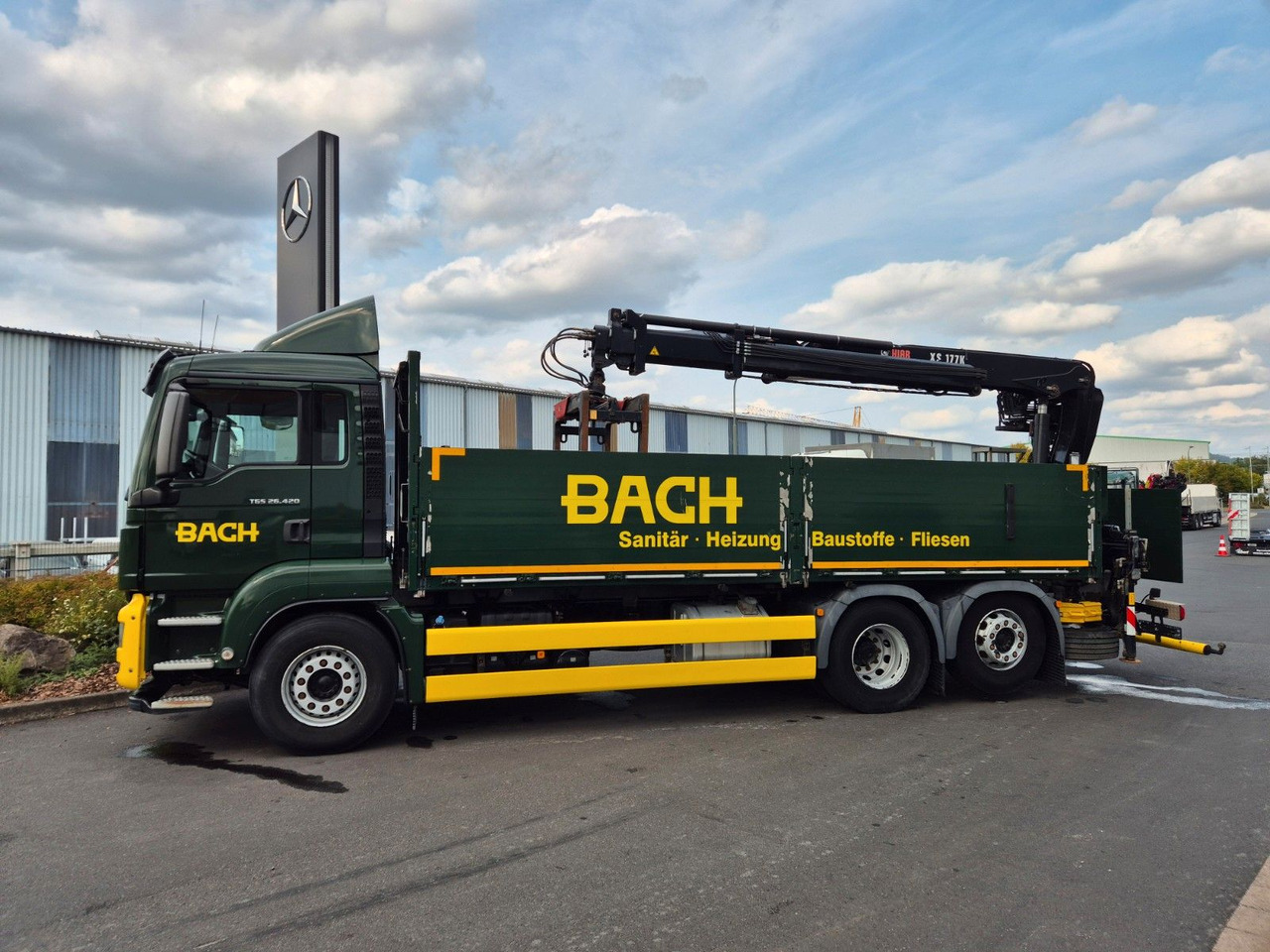 MAN TGS 26.420 6x2-4 LL Hiab 177K PRO 2 Stück - Sunkvežimis su kranu: foto 4 MAN TGS 26.420 6x2-4 LL Hiab 177K PRO 2 Stück - Sunkvežimis su kranu: foto 4