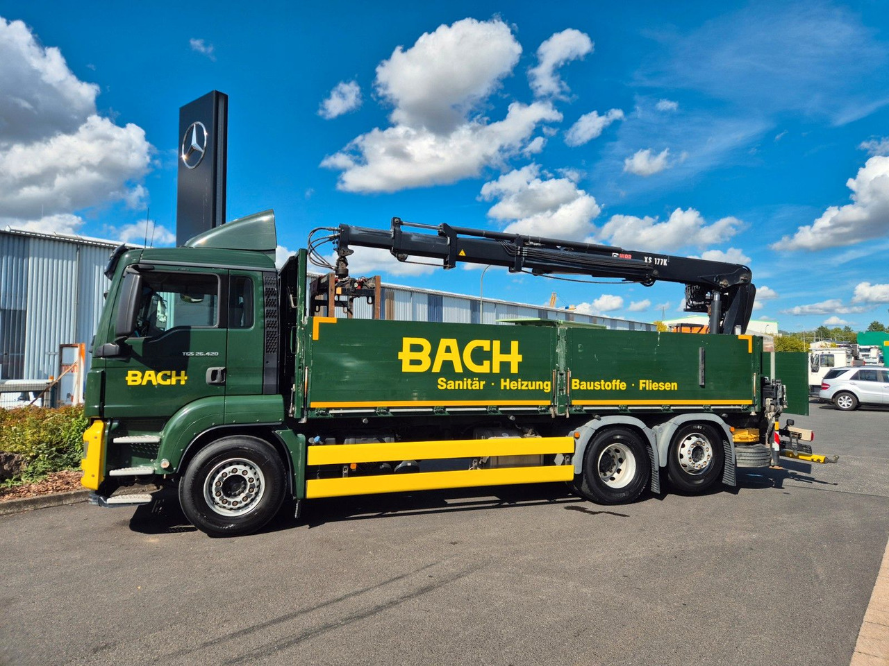 MAN TGS 26.420 6x2-4 LL Hiab 177K PRO 2 Stück - Sunkvežimis su kranu: foto 4 MAN TGS 26.420 6x2-4 LL Hiab 177K PRO 2 Stück - Sunkvežimis su kranu: foto 4