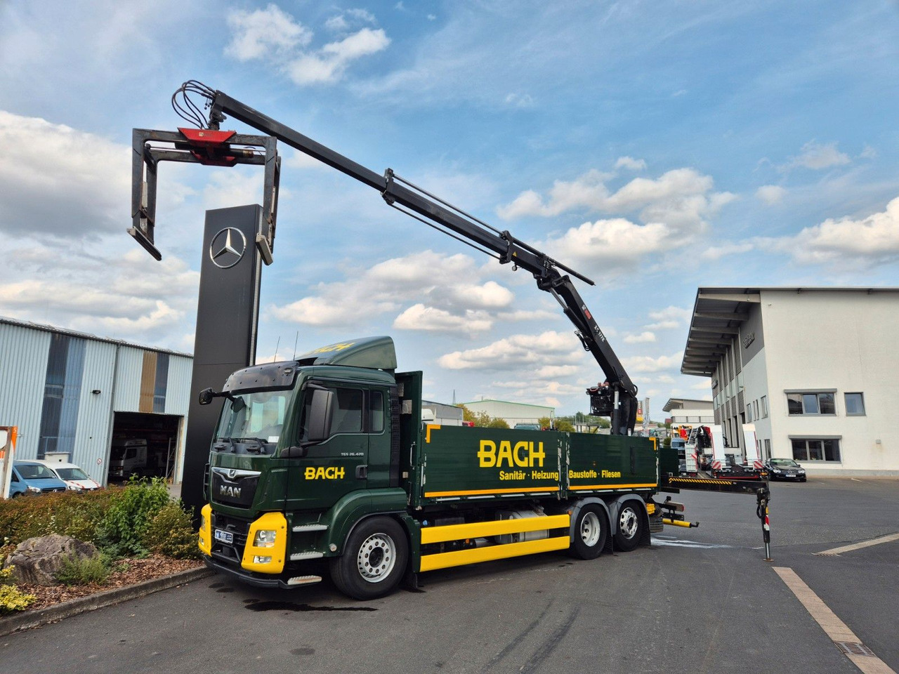 MAN TGS 26.420 6x2-4 LL Hiab 177K PRO 2 Stück - Sunkvežimis su kranu: foto 1 MAN TGS 26.420 6x2-4 LL Hiab 177K PRO 2 Stück - Sunkvežimis su kranu: foto 1