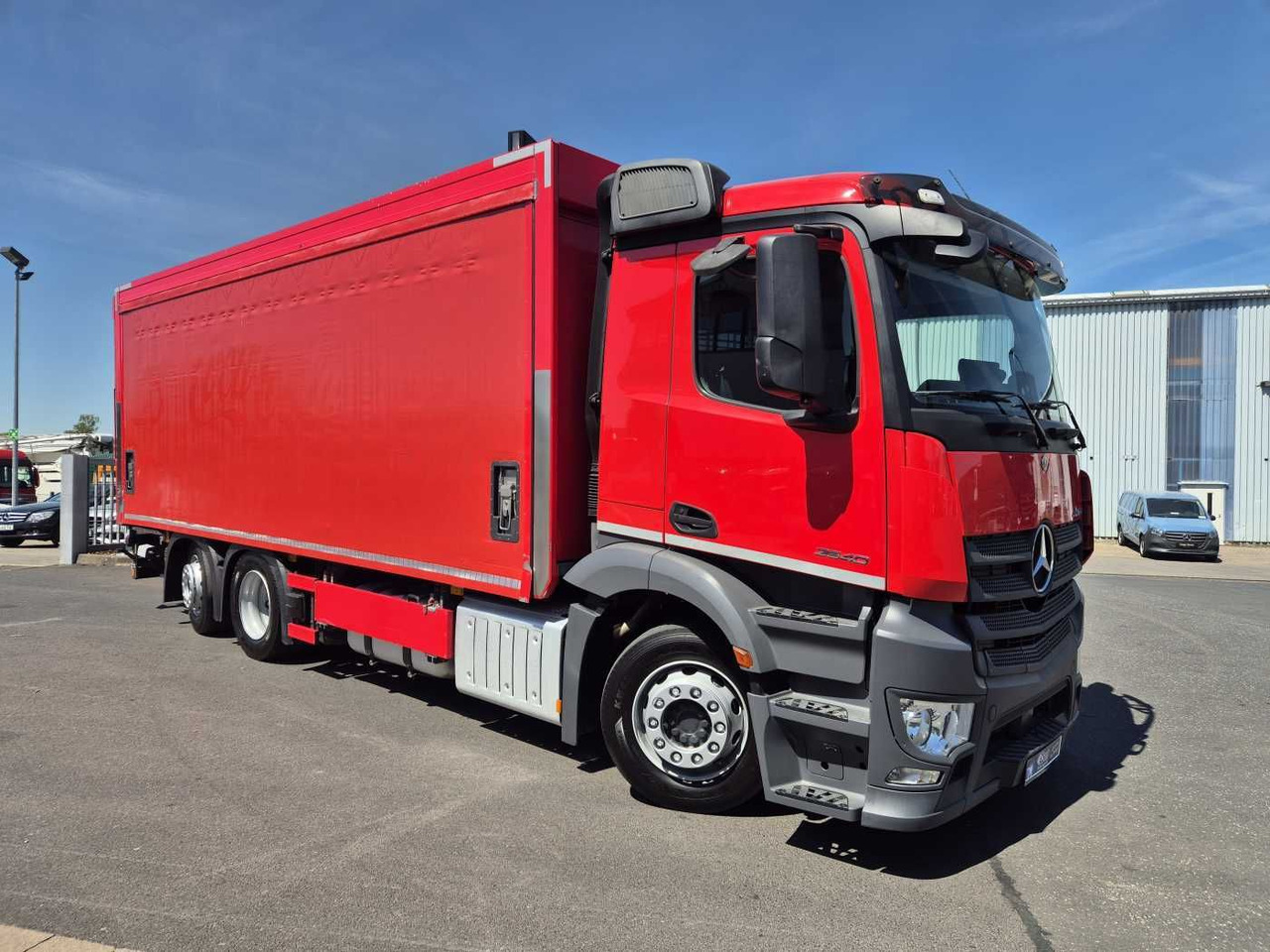 Mercedes-Benz Antos 2540 LnR 6x2 LBW Schiebeplanen AHK - Tentinis sunkvežimis: foto 3 Mercedes-Benz Antos 2540 LnR 6x2 LBW Schiebeplanen AHK - Tentinis sunkvežimis: foto 3