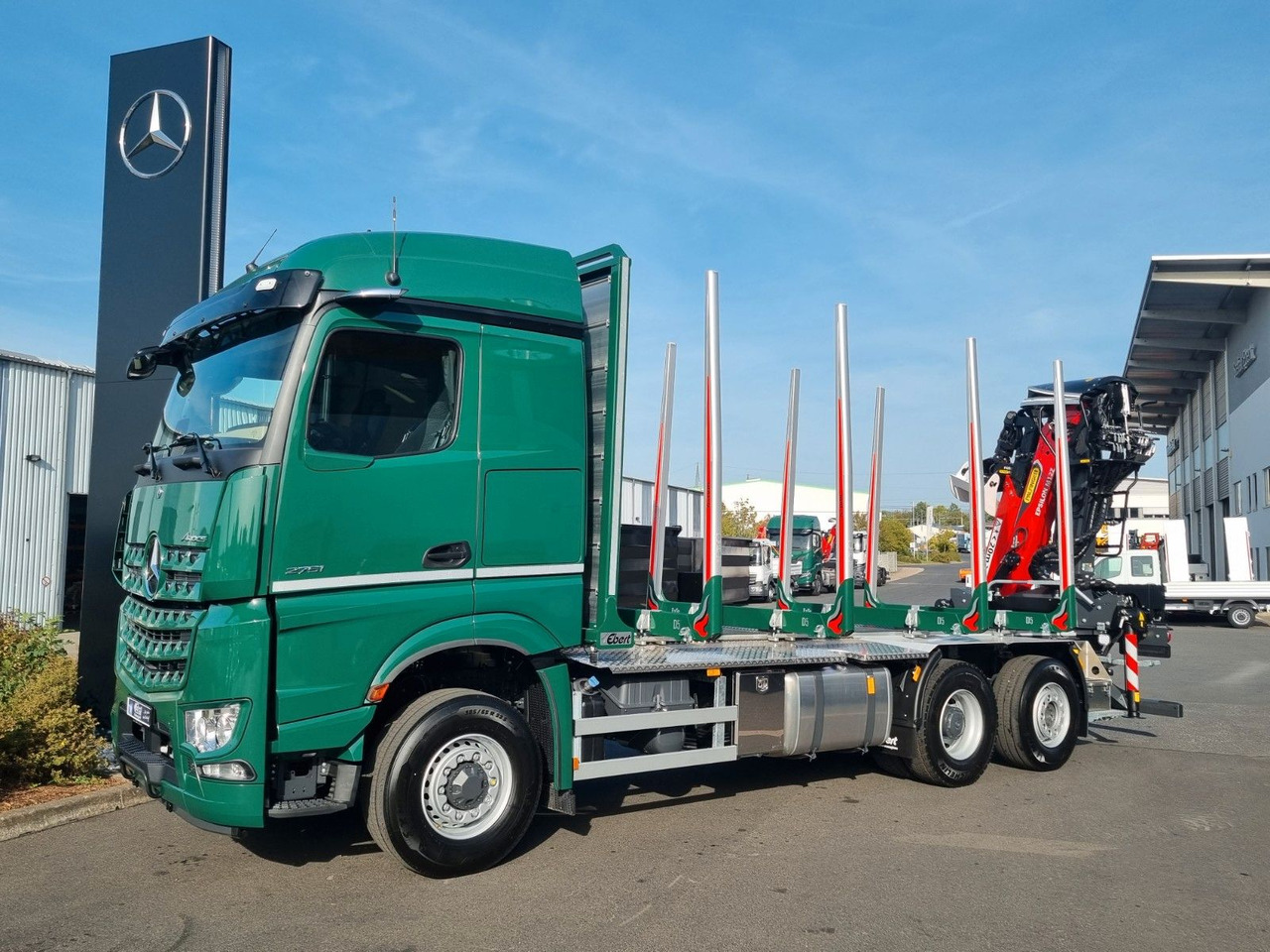 Mercedes-Benz Arocs 2551 L 6x2/4 HAD Palfinger Epsilon TZ12 - Miškovežis, Sunkvežimis su kranu: foto 2 Mercedes-Benz Arocs 2551 L 6x2/4 HAD Palfinger Epsilon TZ12 - Miškovežis, Sunkvežimis su kranu: foto 2