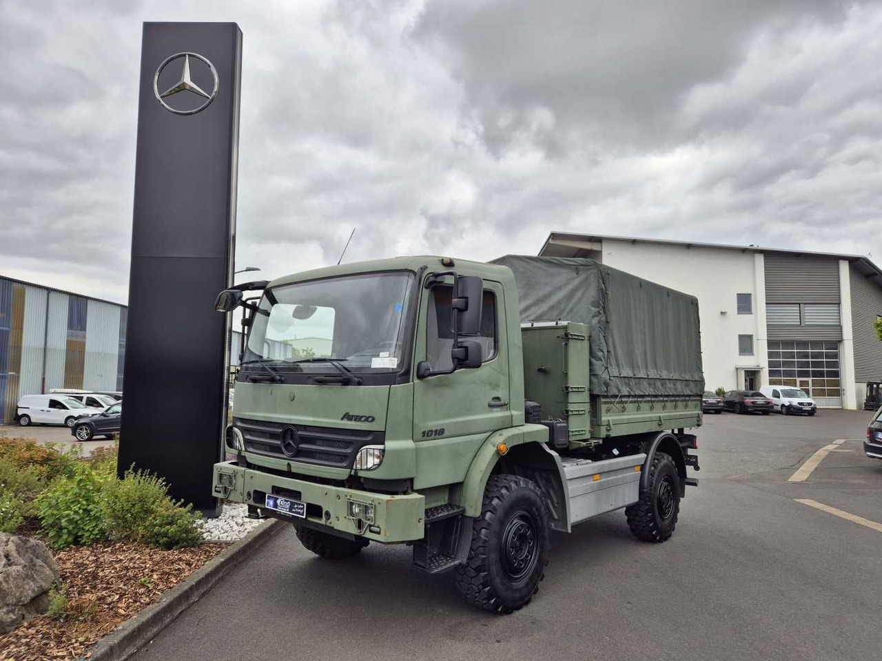 Mercedes-Benz Atego 1018 A 4x4 Singlebereifung 6 Stück vorh. - Tentinis sunkvežimis: foto 1 Mercedes-Benz Atego 1018 A 4x4 Singlebereifung 6 Stück vorh. - Tentinis sunkvežimis: foto 1