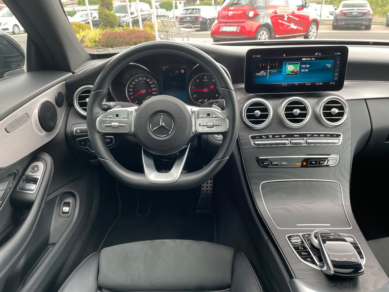 Kupė Mercedes-Benz C 220 d Coupe AMG+Pano+R-Kamera+Night+Carplay: foto 14