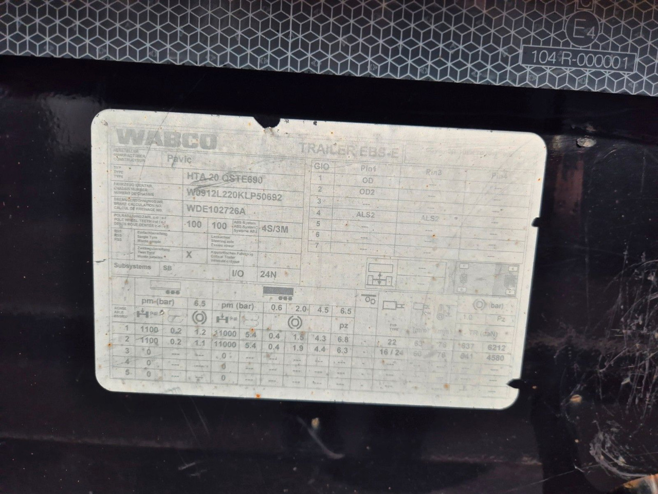 Miškovežio priekaba PAVIC HTA 20 QSTE 690 SAF Achsen Alu-Felgen: foto 17