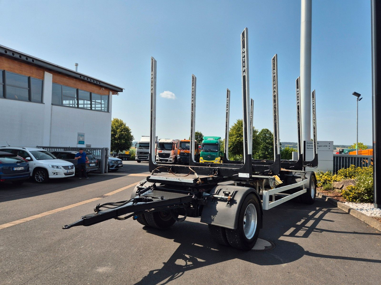 Miškovežio priekaba PAVIC HTA 20 QSTE 690 SAF Achsen Alu-Felgen: foto 8