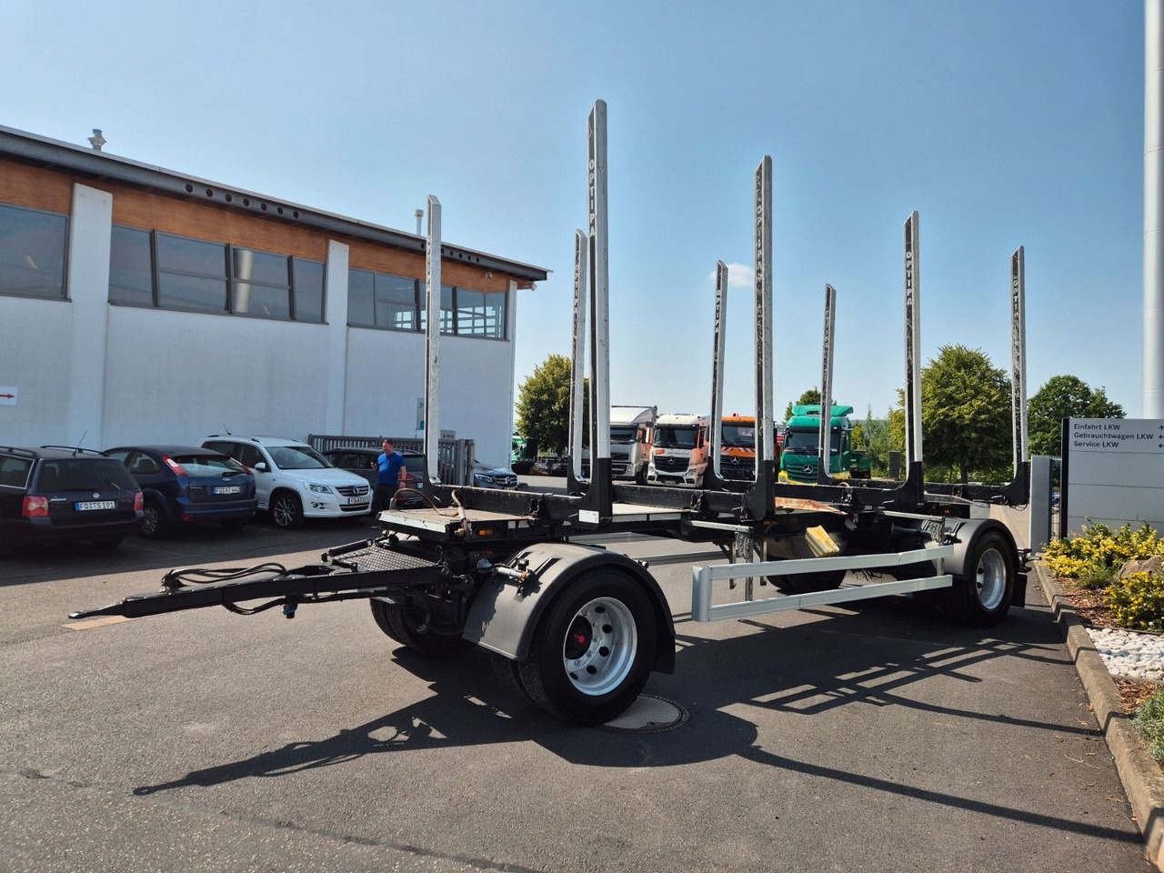 Miškovežio priekaba PAVIC HTA 20 QSTE 690 SAF Achsen Alu-Felgen: foto 9