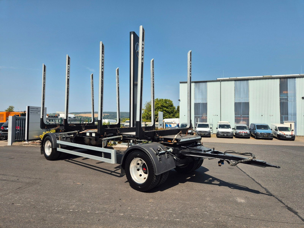 Miškovežio priekaba PAVIC HTA 20 QSTE 690 SAF Achsen Alu-Felgen: foto 6