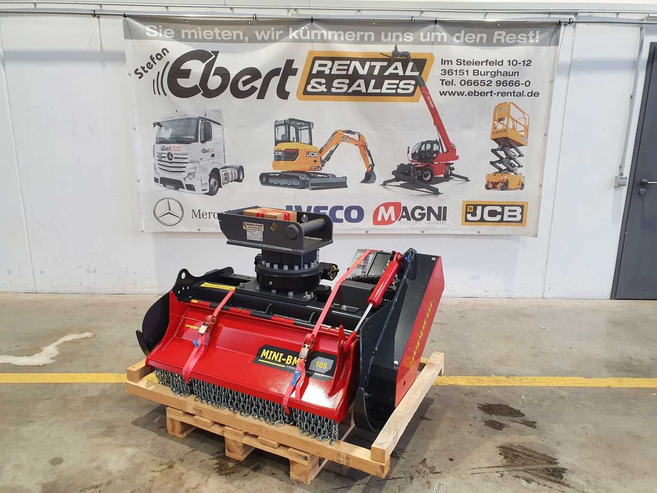 Seppi MINI-BMS 105 Forstmulcher Drehmotor MS08 - Miško smulkintuvas: foto 1 Seppi MINI-BMS 105 Forstmulcher Drehmotor MS08 - Miško smulkintuvas: foto 1