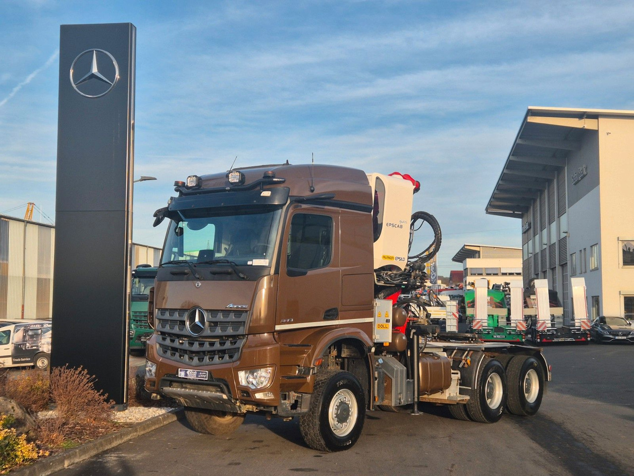 Mercedes-Benz Arocs 3351 LS 6x6 Palfinger S260Z96 Y Crane - Vilkikas: foto 2 Mercedes-Benz Arocs 3351 LS 6x6 Palfinger S260Z96 Y Crane - Vilkikas: foto 2