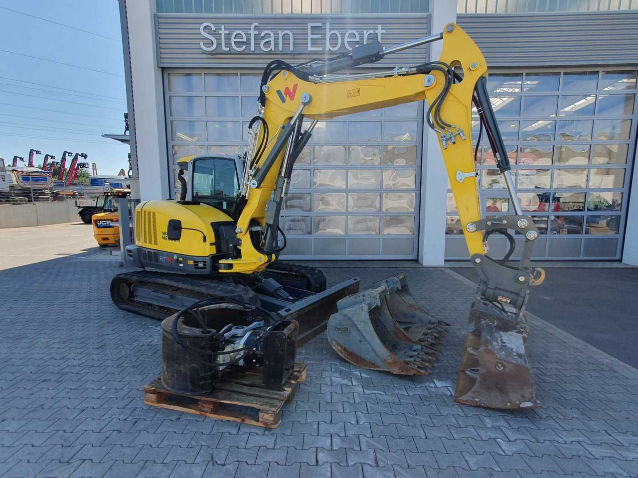 Wacker ET90 / HS08 / nur 1.244h! / Greifer/ Löffelpaket - Mini ekskavatorius: foto 1 Wacker ET90 / HS08 / nur 1.244h! / Greifer/ Löffelpaket - Mini ekskavatorius: foto 1