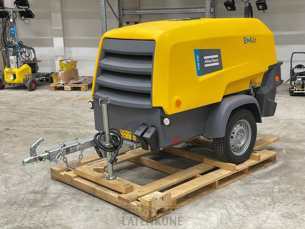 Atlas Copco E-Air H185 VSD Vaunukompressori - Oro kompresorius: foto 2 Atlas Copco E-Air H185 VSD Vaunukompressori - Oro kompresorius: foto 2