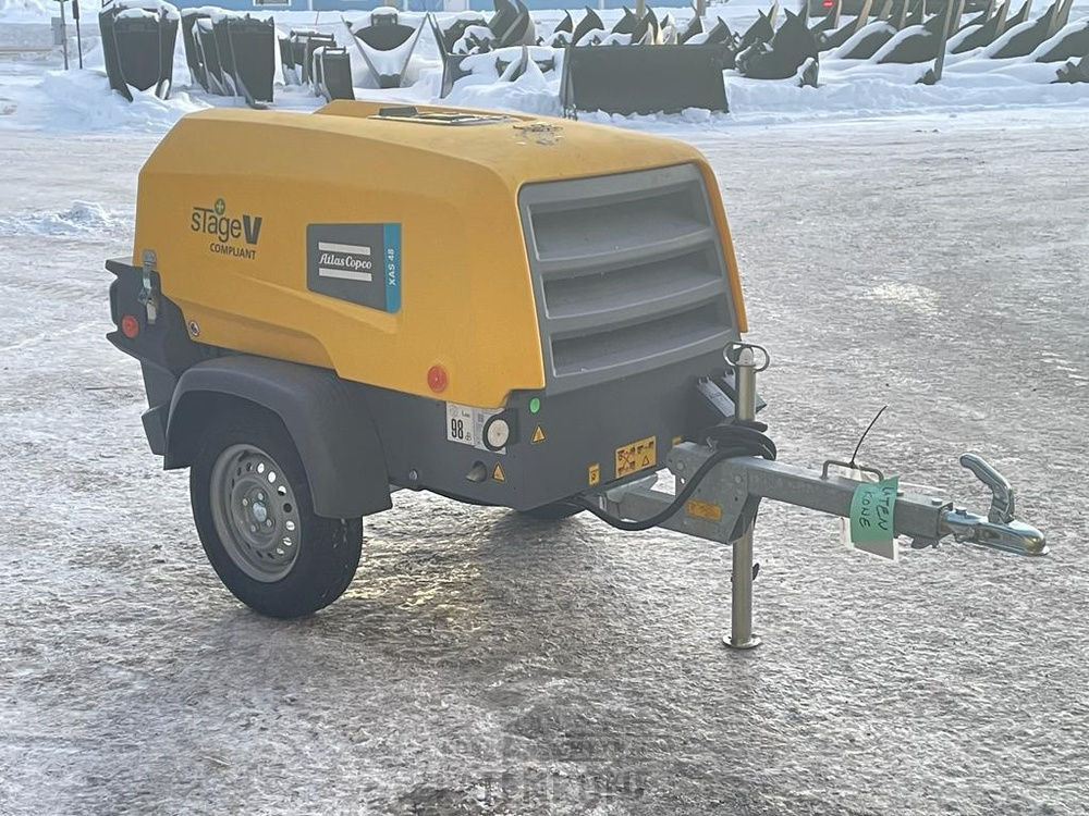 Oro kompresorius Atlas Copco XAS 48 StV Vaunukompressori UUSI: foto 6