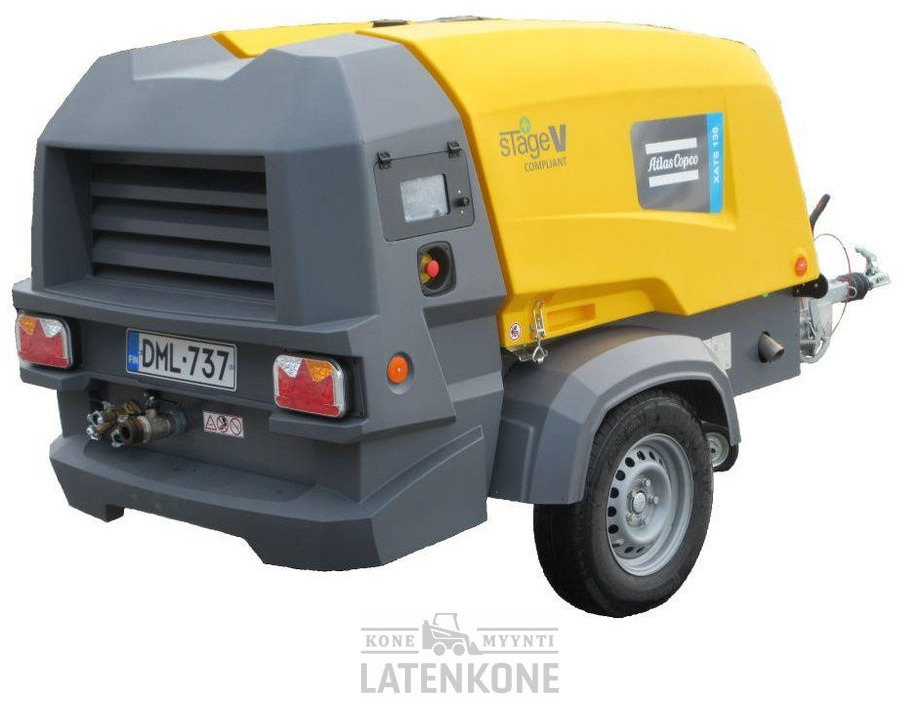 Atlas Copco XATS 138 StV Vaunukompressori UUSI - Oro kompresorius: foto 4 Atlas Copco XATS 138 StV Vaunukompressori UUSI - Oro kompresorius: foto 4