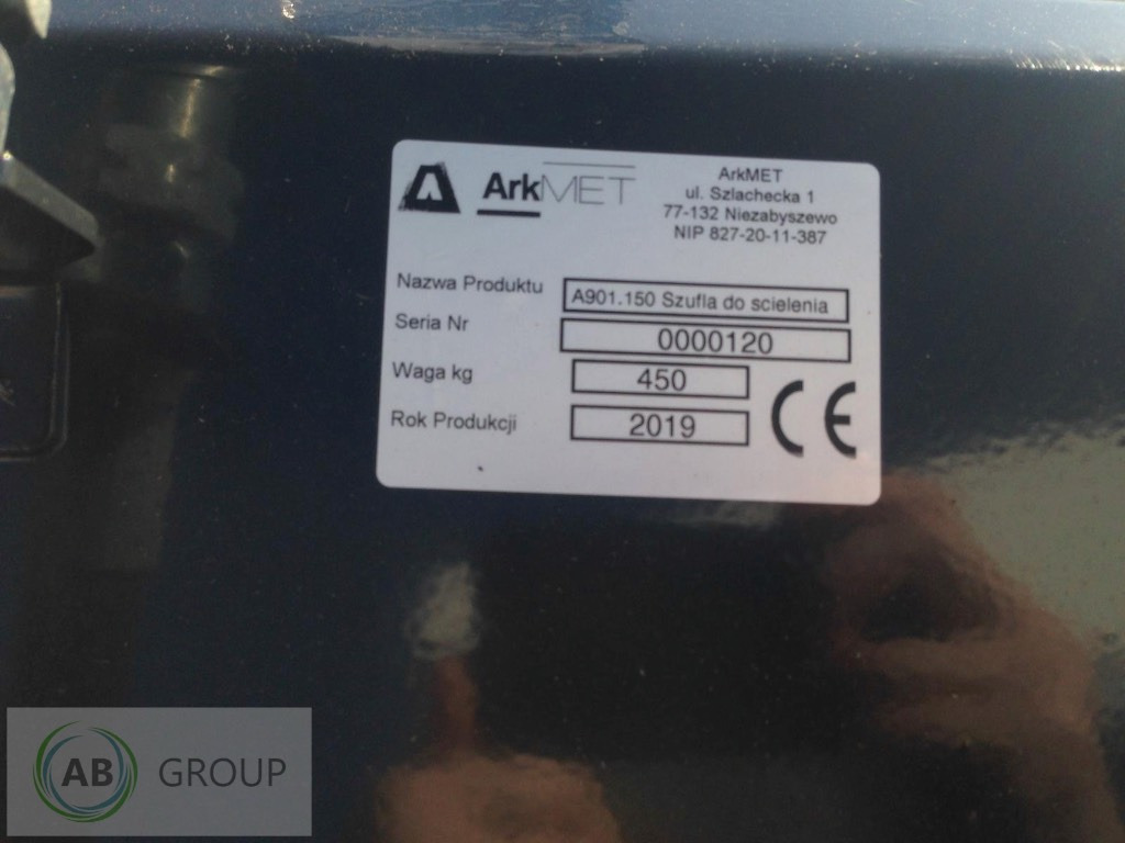 ArkMET bedding shovel A901.150, 1.71 m3 - Gyvulininkystės įranga: foto 3 ArkMET bedding shovel A901.150, 1.71 m3 - Gyvulininkystės įranga: foto 3