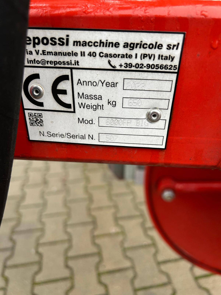 Repossi FP 6000 Big - Šieno grėblys/ Vartytuvas: foto 3 Repossi FP 6000 Big - Šieno grėblys/ Vartytuvas: foto 3