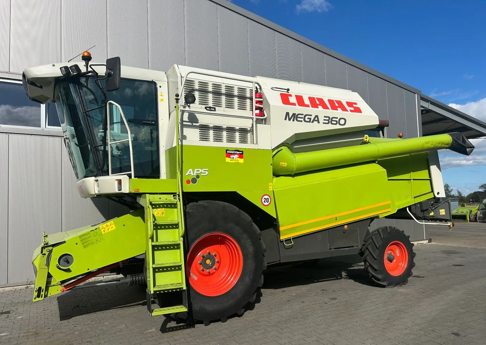 Claas Mega 360 - Derliaus nuėmimo kombainas: foto 1 Claas Mega 360 - Derliaus nuėmimo kombainas: foto 1
