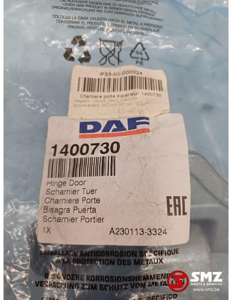 Nauja Durys ir dalys - Sunkvežimis DAF Lot van 3 deurscharnieren linksonder / rechtsb: foto 6 Nauja Durys ir dalys - Sunkvežimis DAF Lot van 3 deurscharnieren linksonder / rechtsb: foto 6