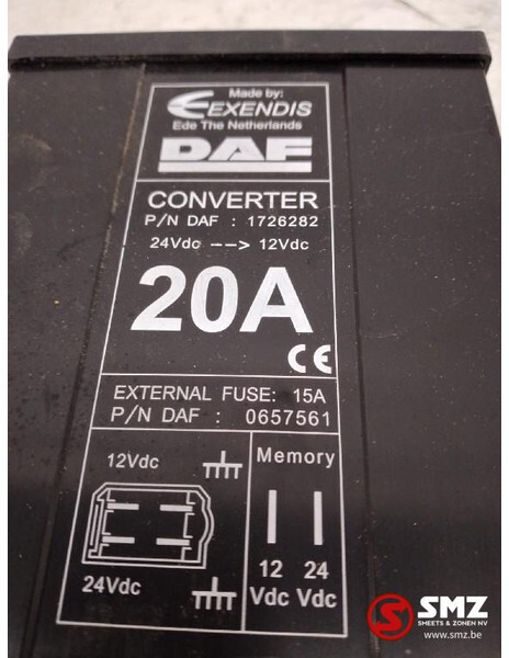 DAF Occ spanningsomvormer 24V-12V 20A DAF XF105 - Elektros sistema - Sunkvežimis: foto 2 DAF Occ spanningsomvormer 24V-12V 20A DAF XF105 - Elektros sistema - Sunkvežimis: foto 2