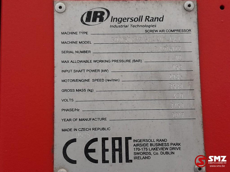 Oro kompresorius Ingersoll-Rand Occ Compressoren mobiel Ingersoll Rand S90150A: foto 19