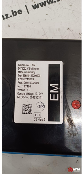 Iveco Occ ECU EM regeleenheid Iveco - Valdymo blokas - Sunkvežimis: foto 4 Iveco Occ ECU EM regeleenheid Iveco - Valdymo blokas - Sunkvežimis: foto 4