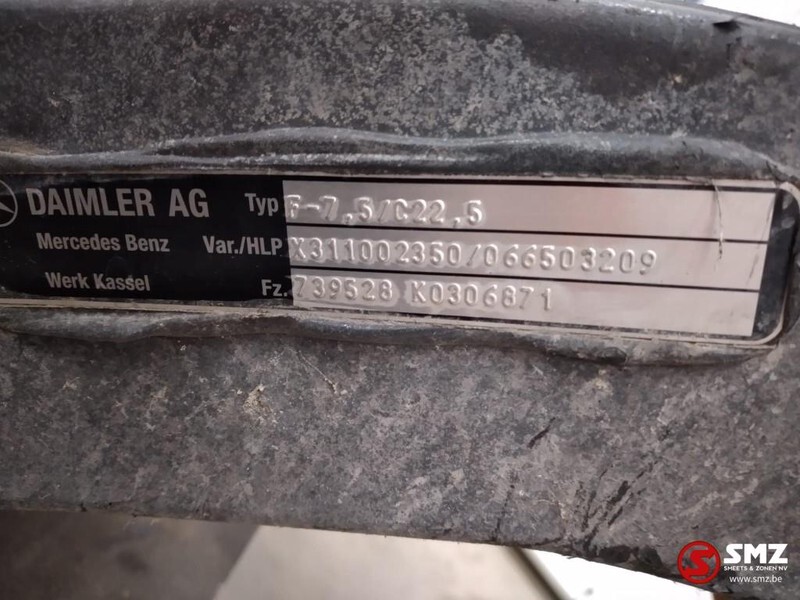 Mercedes-Benz Occ vooras Mercedes Actros MP4 F-7,5/C22,5 A000330 - Rėmas/ Važiuoklė - Sunkvežimis: foto 4 Mercedes-Benz Occ vooras Mercedes Actros MP4 F-7,5/C22,5 A000330 - Rėmas/ Važiuoklė - Sunkvežimis: foto 4