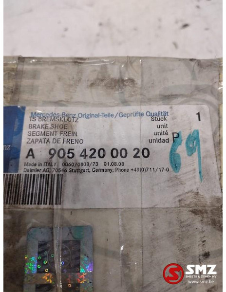 Mercedes-Benz Set voorste remblokken mercedes a9054200020 - Diskinės stabdžių kaladėlės - Sunkvežimis: foto 2 Mercedes-Benz Set voorste remblokken mercedes a9054200020 - Diskinės stabdžių kaladėlės - Sunkvežimis: foto 2