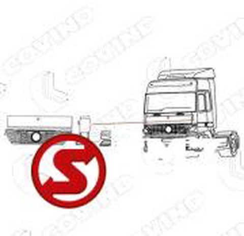 Mercedes-Benz Windgeleider rechts actros mp1 - Aerodinamika/ Spoileris - Sunkvežimis: foto 2 Mercedes-Benz Windgeleider rechts actros mp1 - Aerodinamika/ Spoileris - Sunkvežimis: foto 2