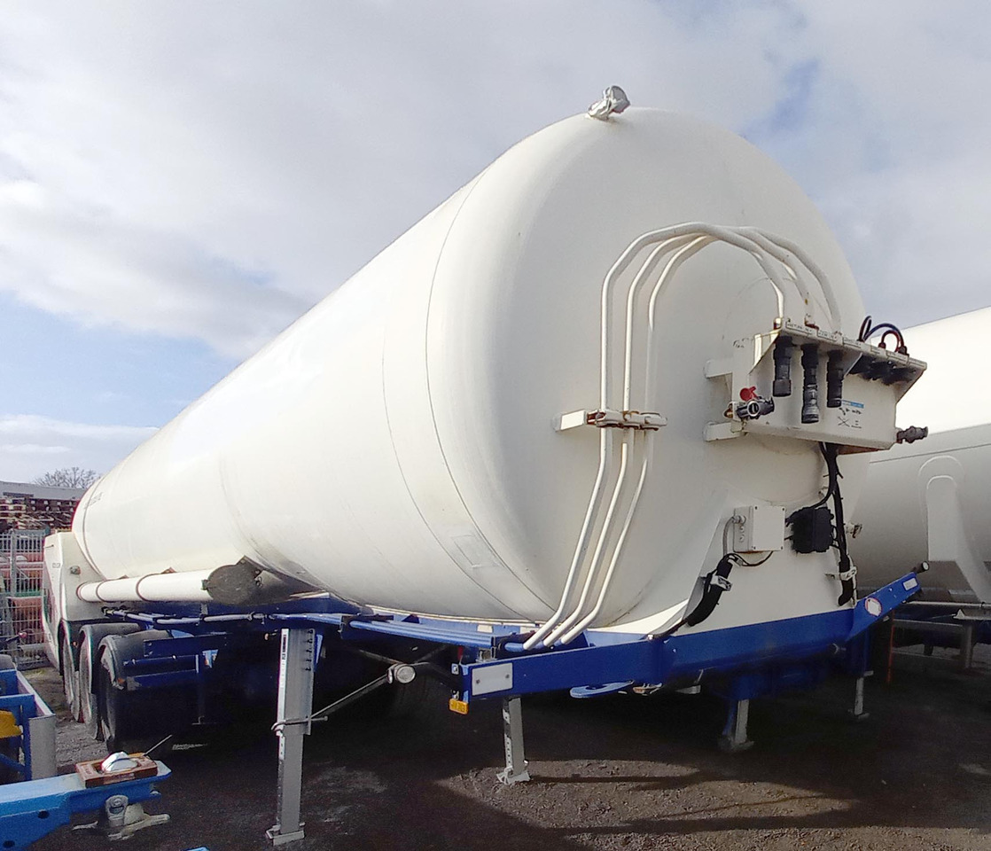 AGA Cryo Gas tank semi-trailer cryogenic used for nitrogen, argon, oxygen, LIN, LOX, LAR. - Puspriekabė cisterna: foto 1 AGA Cryo Gas tank semi-trailer cryogenic used for nitrogen, argon, oxygen, LIN, LOX, LAR. - Puspriekabė cisterna: foto 1