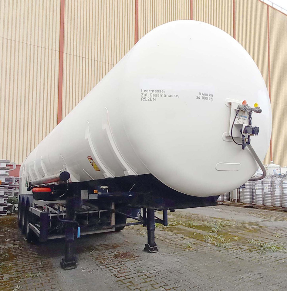 GOFA Gas tank semi-trailer cryogenic used for nitrogen, argon, oxygen, LIN, LOX, LAR - Puspriekabė cisterna: foto 1 GOFA Gas tank semi-trailer cryogenic used for nitrogen, argon, oxygen, LIN, LOX, LAR - Puspriekabė cisterna: foto 1