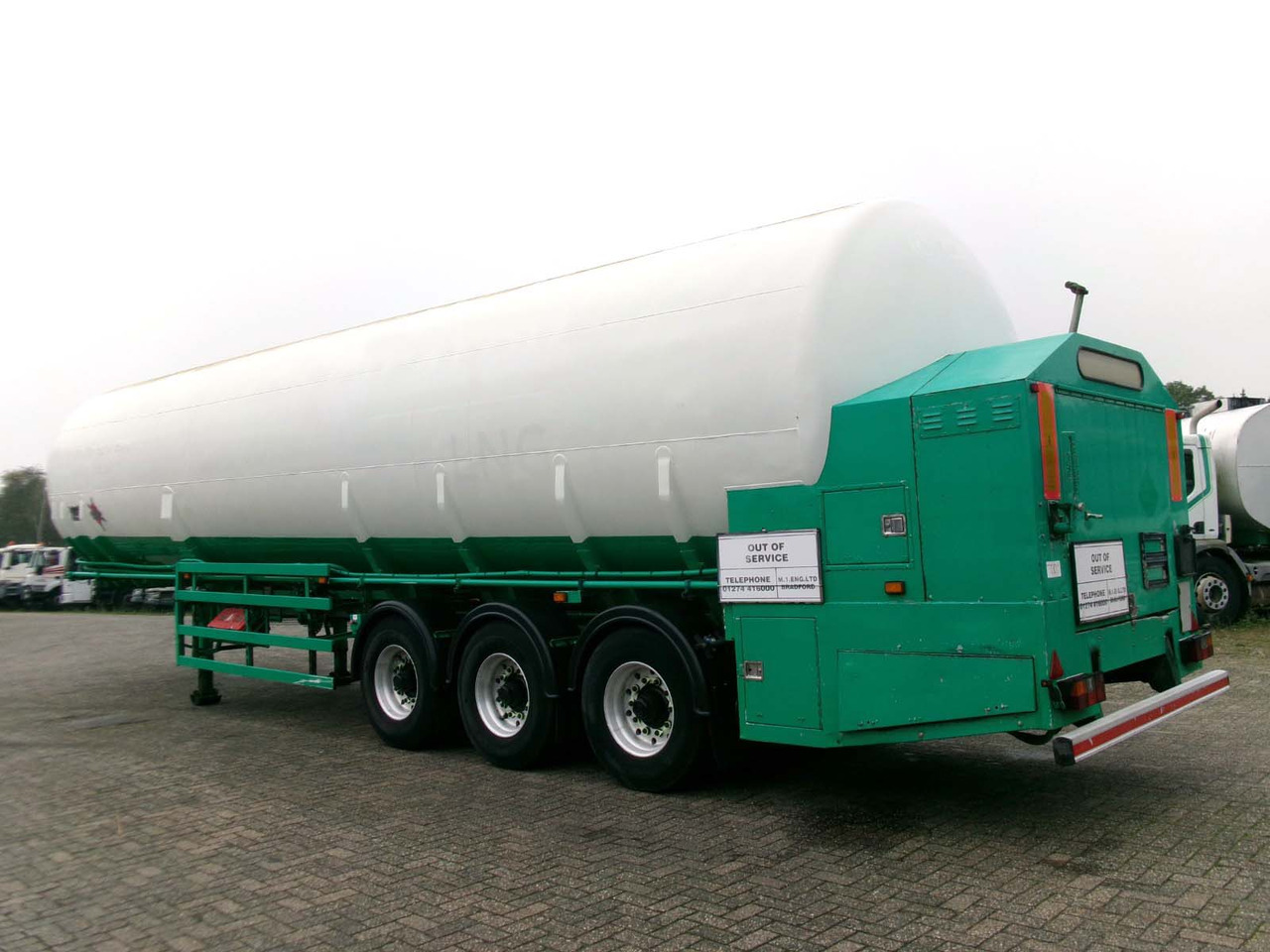 M1 Engineering Gas tank semi-trailer cryogenic used for LNG Methan Methane - Puspriekabė cisterna: foto 4 M1 Engineering Gas tank semi-trailer cryogenic used for LNG Methan Methane - Puspriekabė cisterna: foto 4
