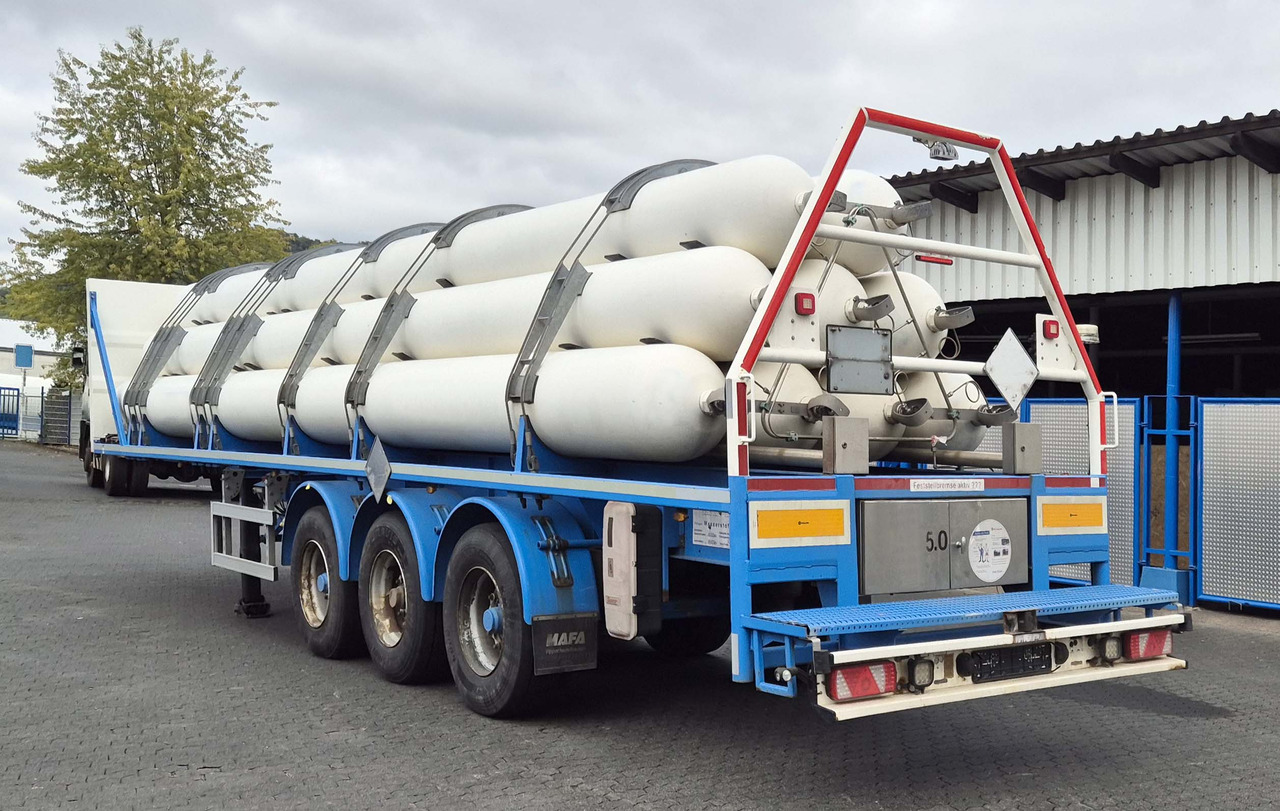 MAFA Gas tank tube semi-trailer used for compressed helium, hydrogen, Wasserstoff, methane, CNG - Puspriekabė cisterna: foto 4 MAFA Gas tank tube semi-trailer used for compressed helium, hydrogen, Wasserstoff, methane, CNG - Puspriekabė cisterna: foto 4