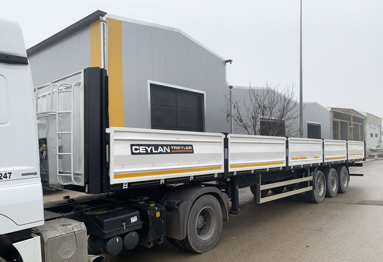 CEYLAN 3 AXLES FLATBED&PLATFORM WITH SIDE COVER - Platforminė/ Bortinė puspriekabė: foto 4 CEYLAN 3 AXLES FLATBED&PLATFORM WITH SIDE COVER - Platforminė/ Bortinė puspriekabė: foto 4