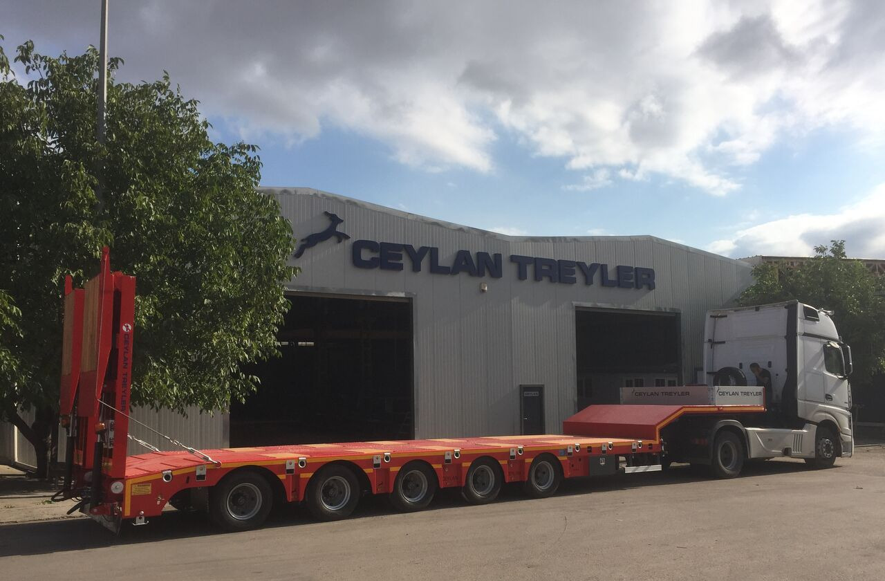 CEYLAN 3 AXLES STANDART & EXTENDABLE LOWBED - Žemo profilio platforma puspriekabė: foto 4 CEYLAN 3 AXLES STANDART & EXTENDABLE LOWBED - Žemo profilio platforma puspriekabė: foto 4