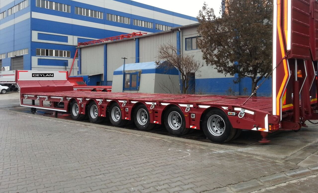 CEYLAN 6 AXLES STANDART & EXTENDABLE LOWBED - Žemo profilio platforma puspriekabė: foto 2 CEYLAN 6 AXLES STANDART & EXTENDABLE LOWBED - Žemo profilio platforma puspriekabė: foto 2