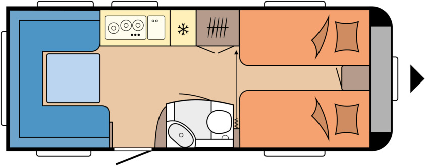 DE LUXE 540 UL - Prikabinamas namelis: foto 1 DE LUXE 540 UL - Prikabinamas namelis: foto 1