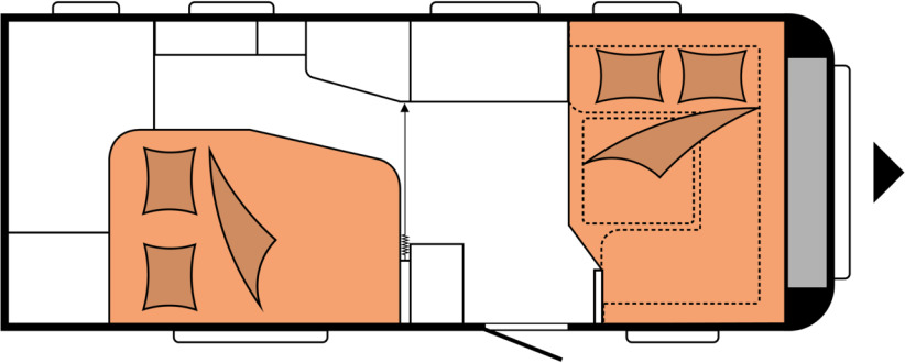 EXCELLENT 540 WFU - Prikabinamas namelis: foto 2 EXCELLENT 540 WFU - Prikabinamas namelis: foto 2