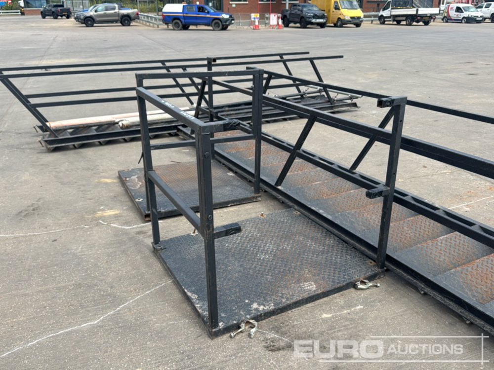 15 Step Steel Stairs, Access Platform, Handrails, Leg Supports (Cannot Be Reconsigned) (2 of) - Įrankis/ Įranga: foto 5 15 Step Steel Stairs, Access Platform, Handrails, Leg Supports (Cannot Be Reconsigned) (2 of) - Įrankis/ Įranga: foto 5