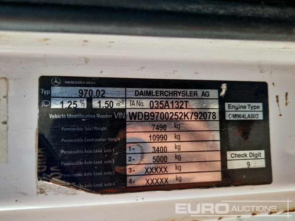 Autocisterna 2004 Mercedes Atego: foto 42
