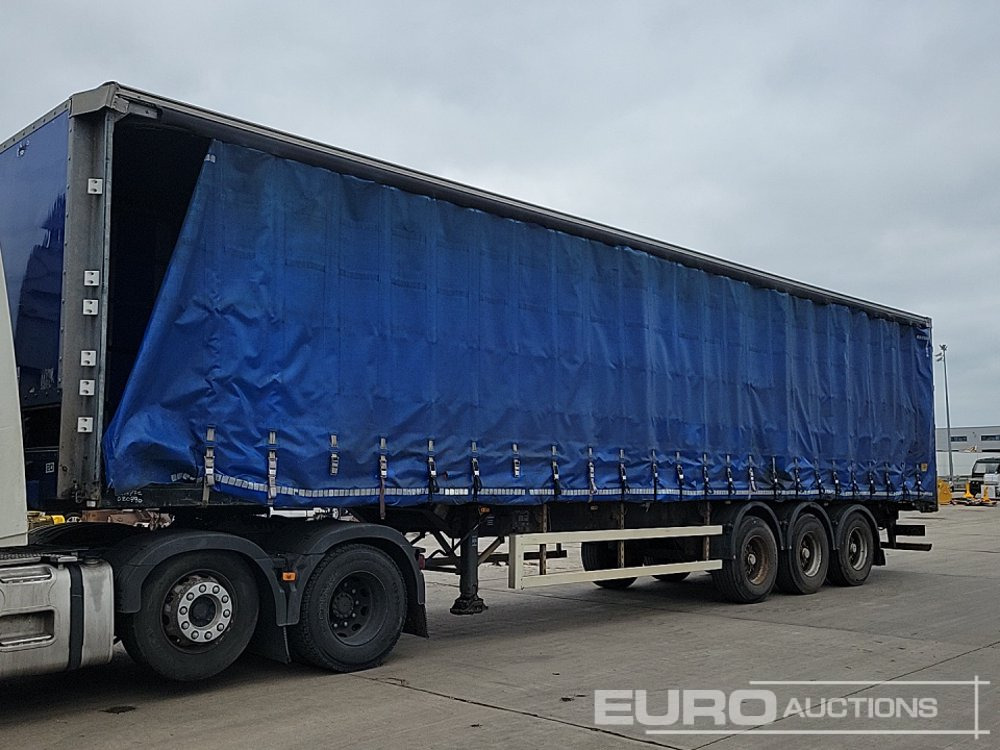 2008 Cartwright Tri Axle Curtainsider Trailer - Tentinė puspriekabė: foto 1 2008 Cartwright Tri Axle Curtainsider Trailer - Tentinė puspriekabė: foto 1