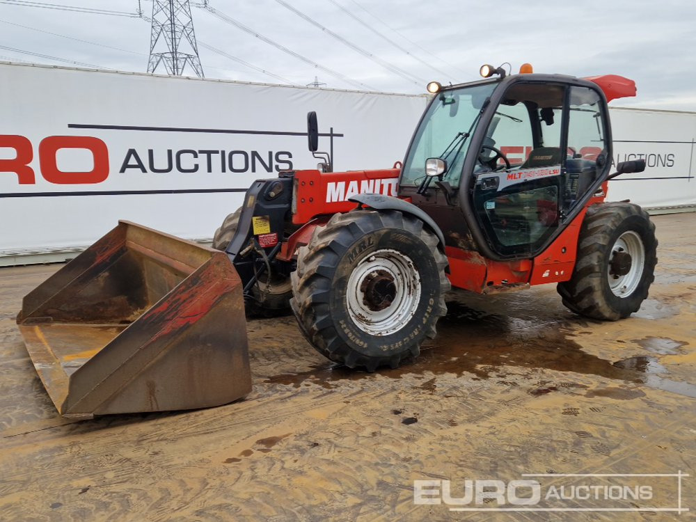 2008 Manitou MLT741 - Teleskopinis krautuvas: foto 1 2008 Manitou MLT741 - Teleskopinis krautuvas: foto 1