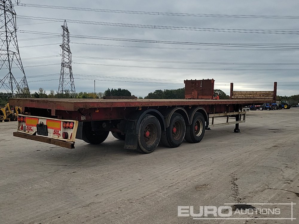 2008 SDC Trailer Tri Axle Flatbed Trailer - Platforminė/ Bortinė puspriekabė: foto 5 2008 SDC Trailer Tri Axle Flatbed Trailer - Platforminė/ Bortinė puspriekabė: foto 5