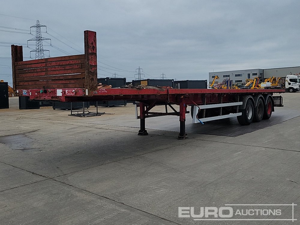 2008 SDC Tri Axle Flatbed Trailer - Platforminė/ Bortinė puspriekabė: foto 1 2008 SDC Tri Axle Flatbed Trailer - Platforminė/ Bortinė puspriekabė: foto 1