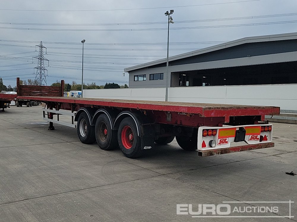 2008 SDC Tri Axle Flatbed Trailer - Platforminė/ Bortinė puspriekabė: foto 3 2008 SDC Tri Axle Flatbed Trailer - Platforminė/ Bortinė puspriekabė: foto 3