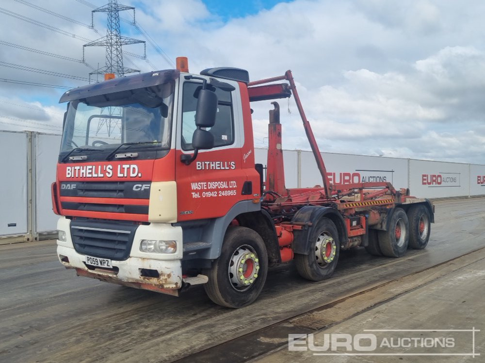 2009 DAF CF85.410 - Hook-lift sunkvežimis: foto 1 2009 DAF CF85.410 - Hook-lift sunkvežimis: foto 1