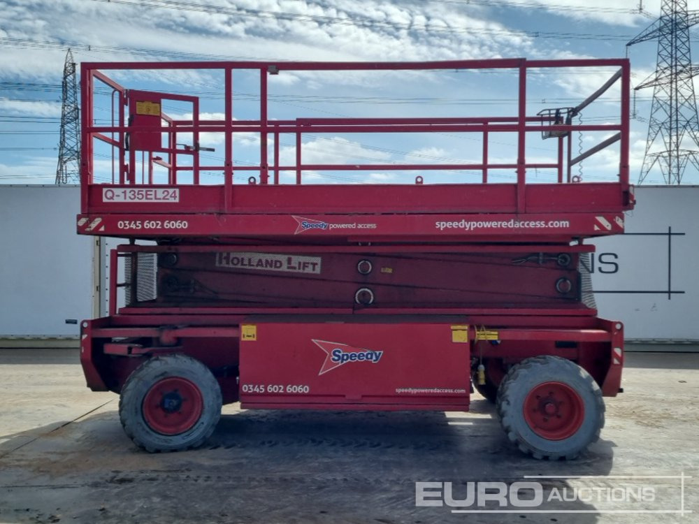 2009 Holland Lift Monostar 0-135EL24 Electric Scissor Lift, 15.5m Working Height, 750kg Platform Capacity, Extending Deck - Kėlimo platforma: foto 2 2009 Holland Lift Monostar 0-135EL24 Electric Scissor Lift, 15.5m Working Height, 750kg Platform Capacity, Extending Deck - Kėlimo platforma: foto 2