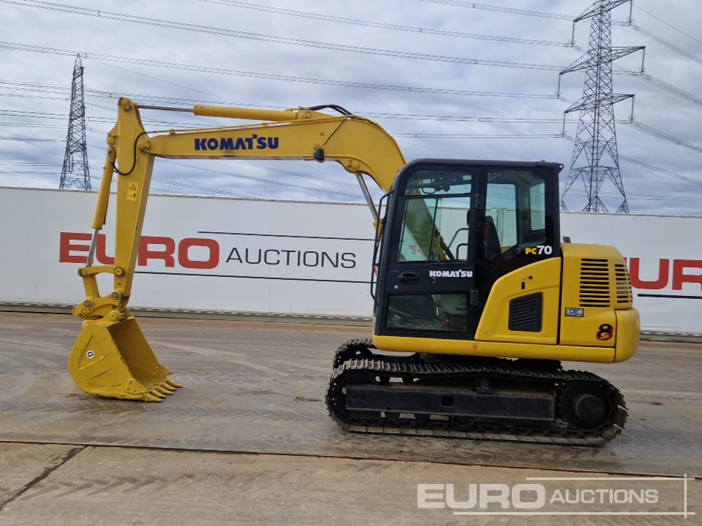 2011 Komatsu PC70-8 - Mini ekskavatorius: foto 2 2011 Komatsu PC70-8 - Mini ekskavatorius: foto 2