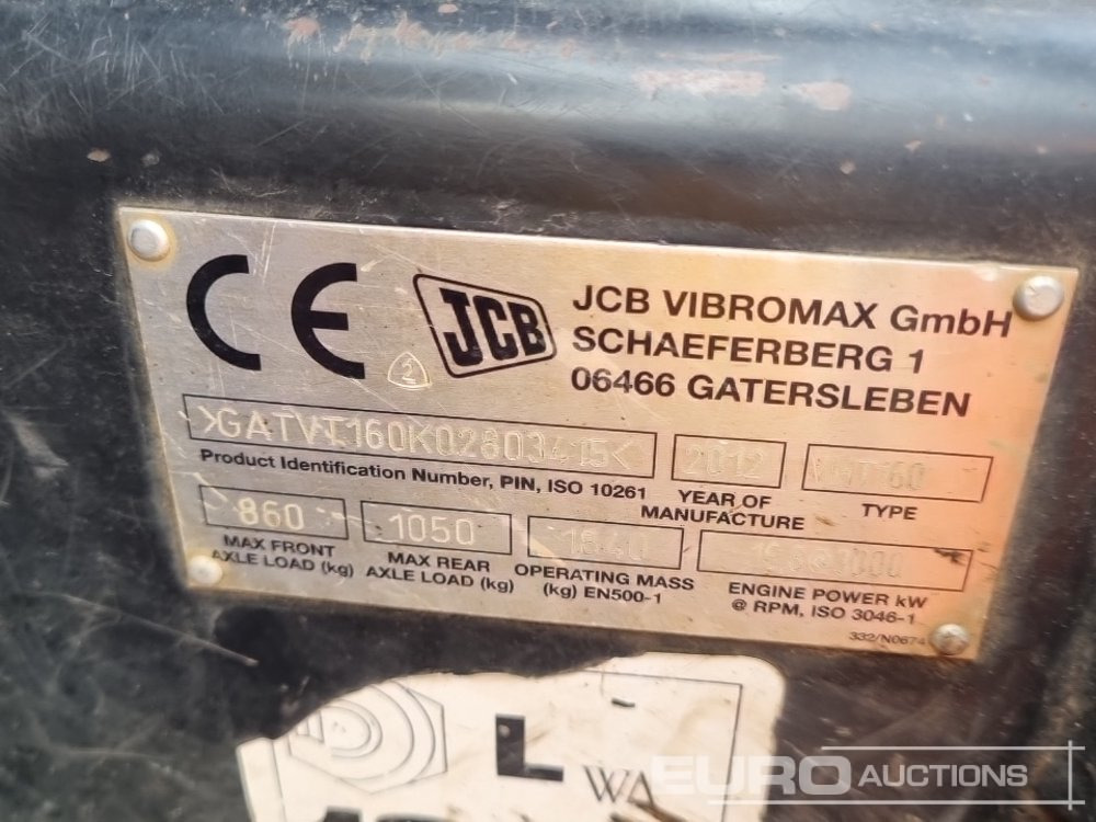 2012 JCB VMT160 - Volas: foto 1 2012 JCB VMT160 - Volas: foto 1